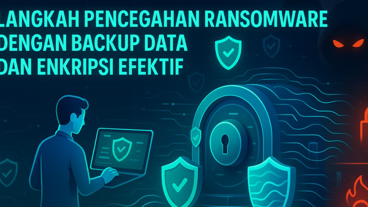 Langkah Pencegahan Ransomware dengan Backup Data dan Enkripsi Efektif